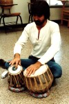 Greg Hatza Performing on the Tabla