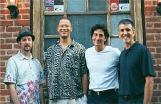 Group Picture of the Current Members of The Greg Hatza Organization -- (Left to Right: Peter Fraize, Marty Morrison, Michael Pavone, Greg Hatza)