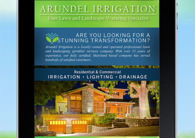 Arundel Irrigation Flyer