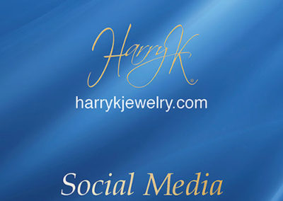 Harry K Jewelry Rack Card Design